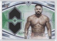 2020 Topps WWE Undisputed Dual Relic Green 37/50 Andrade Cien Almas #DR-AN a2v