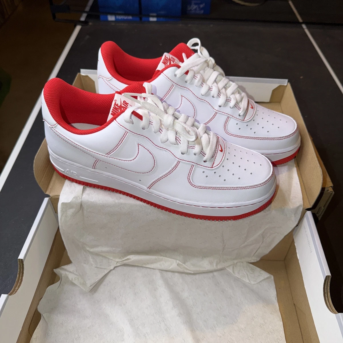 Nike Air Force 1 ホワイト/レッド Nike Air Force 1 White University Red for Sale | Authenticity