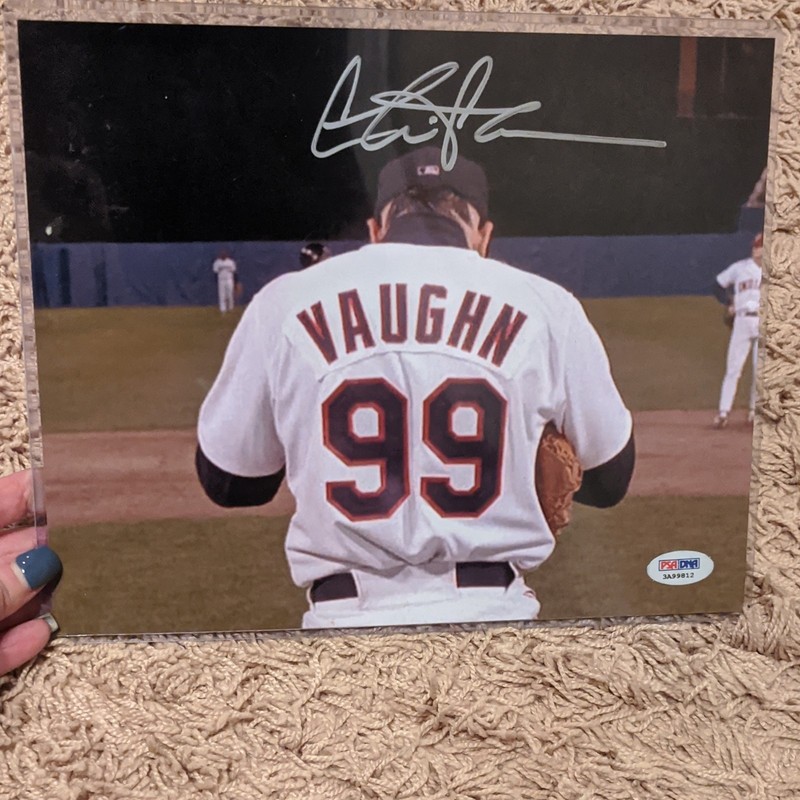 Charlie Sheen Autographed Photo From Major League Ricky Vaughn #99