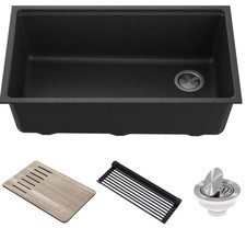 Kraus KGUW2-33 Bellucci 32" Undermount Single Basin Granite