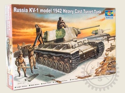 KV-1 model 1942 Heavy Cast Turret Tank / 1:35 - Trumpeter / 00359
