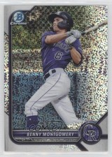 2022 Bowman Chrome Prospects Speckle Refractor /299 Benny Montgomery #BCP-73 2l4