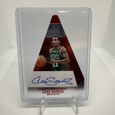 2013-14 Panini Preferred Panini's Choice Red /74 Dana Barros #20 Auto