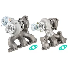 For Volvo S80 & XC90 T6 2.9L New Pair Turbo Kit With Turbocharger Gaskets GAP