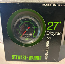 Stewart Warner 27 Bicycle Speedometer New In Open Box
