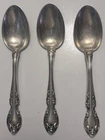 Set of 3 Gorham MELROSE Sterling Silver Teaspoons - No Monogram -  silver 925