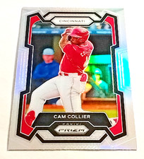 2024 Panini Prizm #282 Cam Collier  Silver Prizm Prospect  Reds.             E84