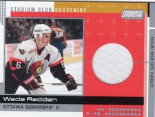 2000-01 Stadium Club Wade Redden Souvenirs Jersey #SCS-1 Senators