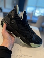 NIKE LEBRON 16 QS Glow Black Basketball Shoes Men’s Size 8.5 RARE CD2451-001 NIKE LEBRON 16 QS GLOW BLACK MENS BASKETBALL SHOES RARE  main image 4