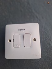 Hager Fused Switched Spur Engraved for boiler 