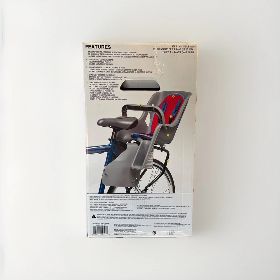 Portabicicletas para niños Bell Cocoon 300 - 7016051 montado en 🇺🇸  Foto 4 de 4