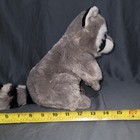 Wild Republic Gray/White/Black Raccoon Plush Soft Toy, Washable, Small 2015 — photo 7