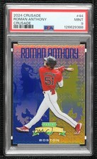 2024 Panini Crusade Crusade Blue Prizm Roman Anthony #44 PSA 9 MINT 1c88