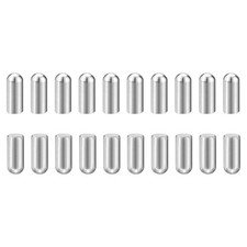 20Pcs 6mm x 15mm Dowel Pins, 304 Stainless Steel Round Head Pin, Silver