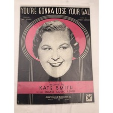 Ager Yellen Bornstein Inc Song Multi 1933 Vintage Kate Smith NRA Collectible