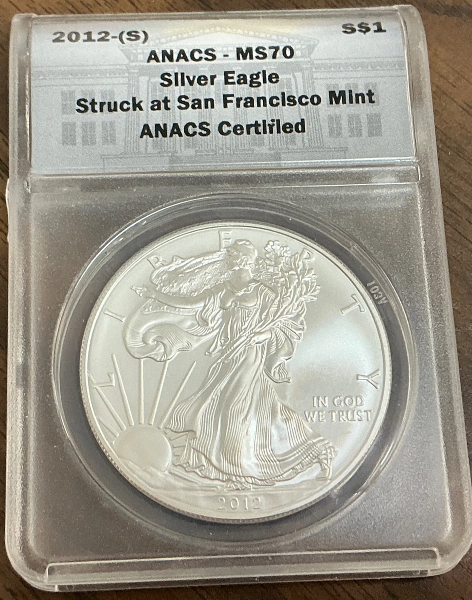 American Eagle MS 70 Graded 2012 Silver Bullion Coins for sale | eBay