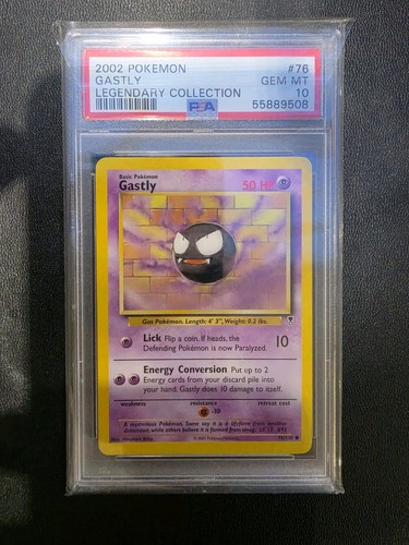 Gastly graded PSA 10 for sale on eBay
