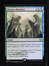 Biomass Mutation Magic: Duskmourn: House of Horror Commander DSC #0214