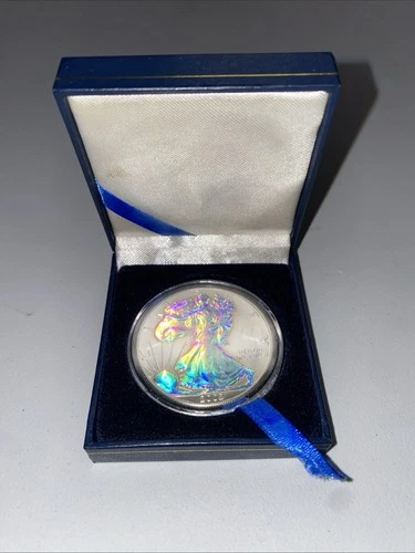 2002 American Silver Eagle 1 oz Coin BU, Uncirculated Mint