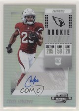 2018 Panini Contenders Optic Rookie Ticket Auto Chase Edmonds #162 Auto 5w7