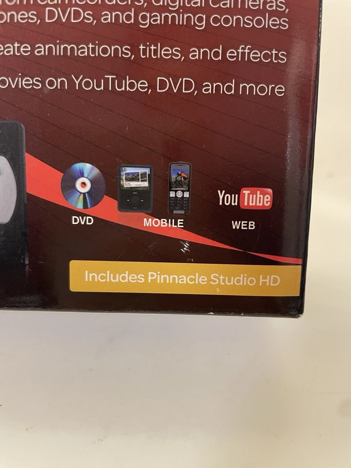 Pinnacle Dazzle * DVD Recorder HD Video Capture DV Mobile Web PC USB NEW IN BOX - Image 4 of 4