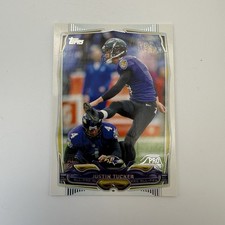 2014 Topps Justin Tucker #186 Baltimore Ravens Card