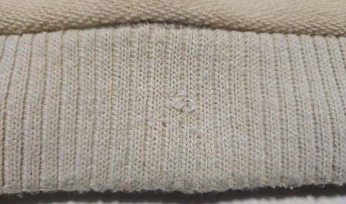 Giacca donna vintage S/M Woolrich Hudson Bay stile 3 righe lana bianca con zip - Foto 21 di 22