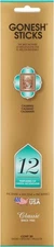 Gonesh Classic Incense Sticks No. 12 – Green Mountains Calming Scent (20 Pack)