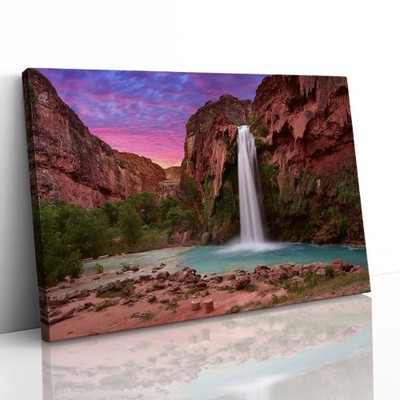 Havasu Falls Canyon Arizona gerahmter Leinwanddruck Bild Wandbild