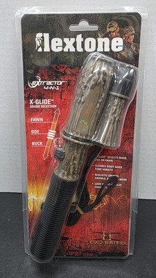 Flextone Extractor 4-N-1 Deer Grunt Call X-Glide Fawn Doe Buck Sound Selector