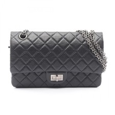 Borsa a tracolla CHANEL 2.55 Mademoiselle Matelasse doppia patta catena pelle...