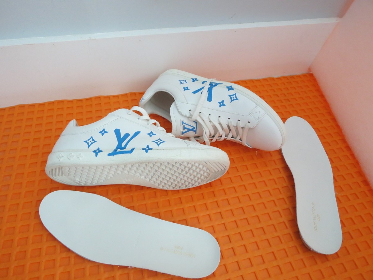 Louis Vuitton (MS 1201 8 )LUXEMBOURG SAMOTHRACE SNEAKERS Authentic