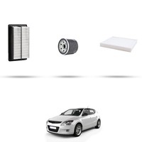 Hoffcar Wartungsset - 3 Filter Kompatibel Mit Hyundai I30 1.6 93Kw Ab 2007