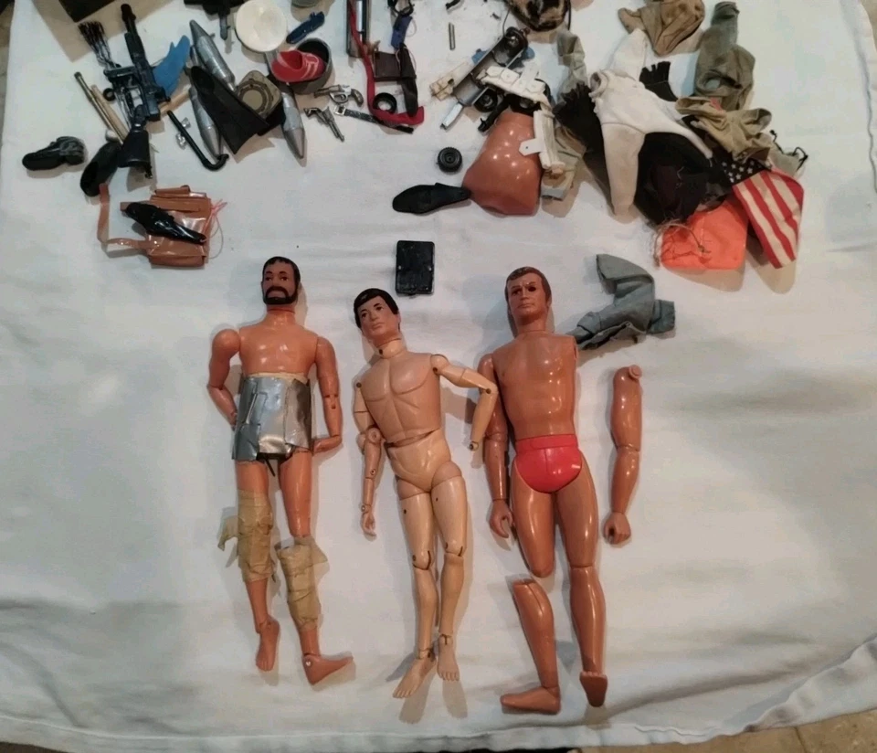 Equipo GI Joe vintage años 60, ropa, herramientas, etc. - Caja no incluida  Foto 3 de 4