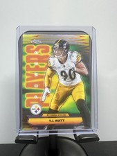 2025 Topps Chrome Football Power Players #PP-39 T.J. Watt Pittsburgh Steelers