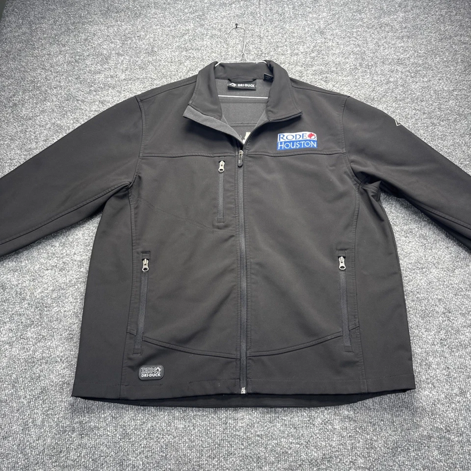 Rodio Houston Miller Lite Dri-Duck DDX Jacket Men's Size L Black Full Zip Coat - Image 4 of 4