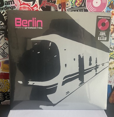 BERLIN Metro Greatest Hits NEW PINK VINYL W/HYPE STICKER 
