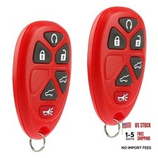 Key Fob Keyless Entry Remote fits 2007-2014 Chevy Tahoe Suburban / 2007 Red