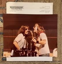 EAGLES 8x10 photo Glenn Frey Joe Walsh Rocktography 1981