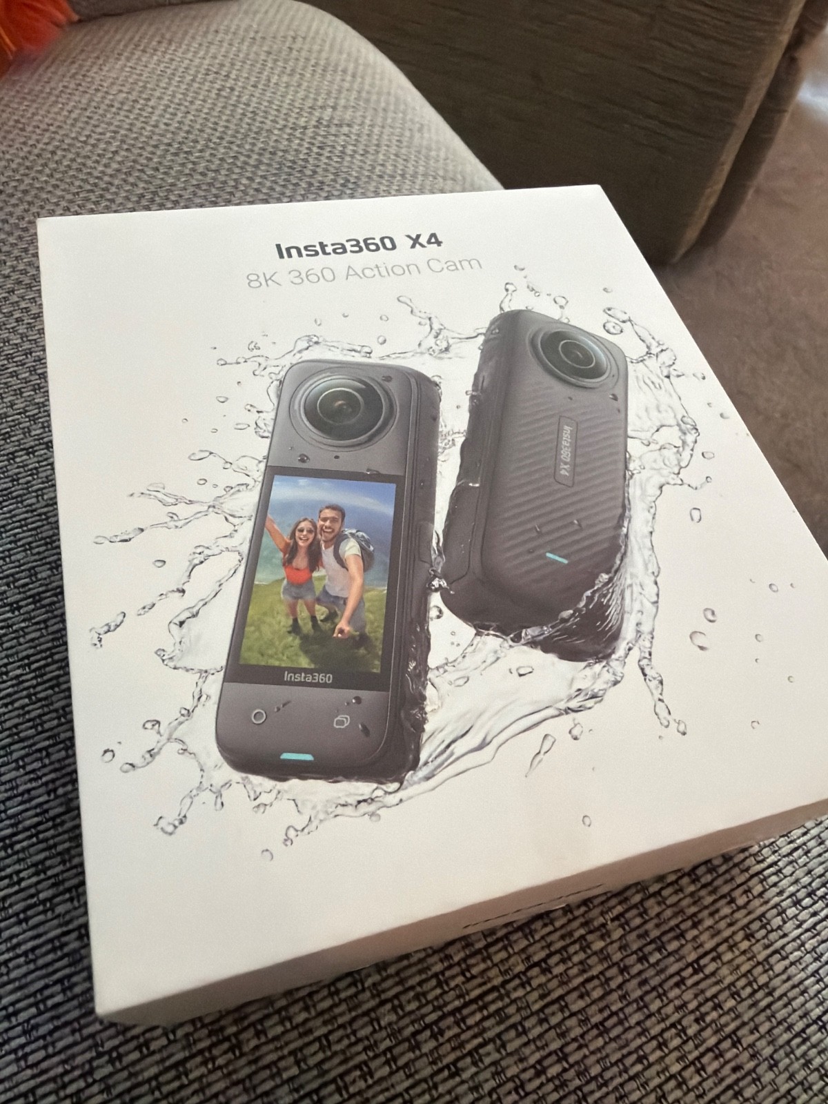 INSTA360 x4-8k WATERPROOF 360 ACTION CAMERA WITH INSTA360 CHEST MOUNT