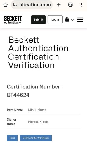 Kenny Pickett Signed Autographed Pitt Panthers Riddell Speed Mini Helmet Beckett - Picture 2 of 13