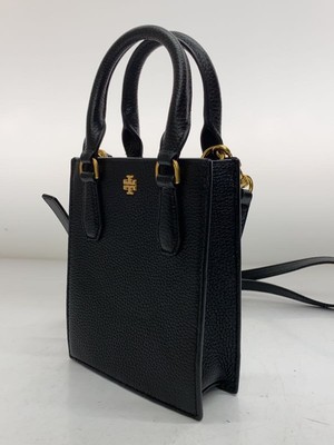 TORY BURCH shoulder bag leather Black plain 10010539 Used | eBay