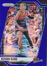 2024 Prizm WNBA Natasha Cloud 054/199 Blue Pusar SP #11 Mercury PWE