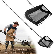 15inch Extra Large Chicken Poop Scooper,Adjustable Chicken Coop Scooper for P...