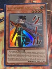 YuGiOh! Sky Striker Ace Roze RA05-EN133 Ultra Rare STAMPED ART Rarity 5 NM Card
