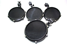 Lot of 4 Alesis 8" Mesh Drum Pad w/ Nitro L-Bar Tom Turbo Single Zone Black