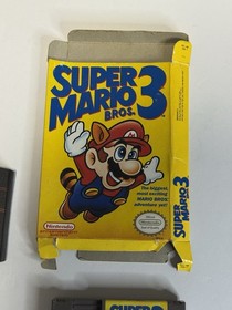 Super Mario Bros 3 NES con scatola Nintendo originale testato NON CIB