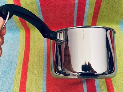Vintage Faberware 2.5 qt Stainless Steel Aluminim Clad Sauce Pan No Lid USA Made
