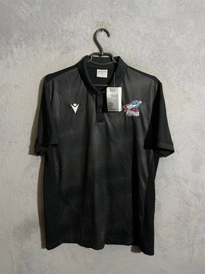 Scunthorpe United Training Jersey Football Soccer Polo Shirt Macron Men Size XL