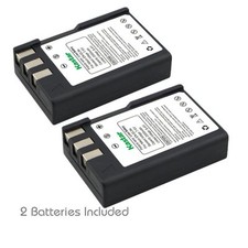 2x Kastar Battery for Nikon EN-EL9 EN-EL9a D40 D40x D60 D3000 D5000